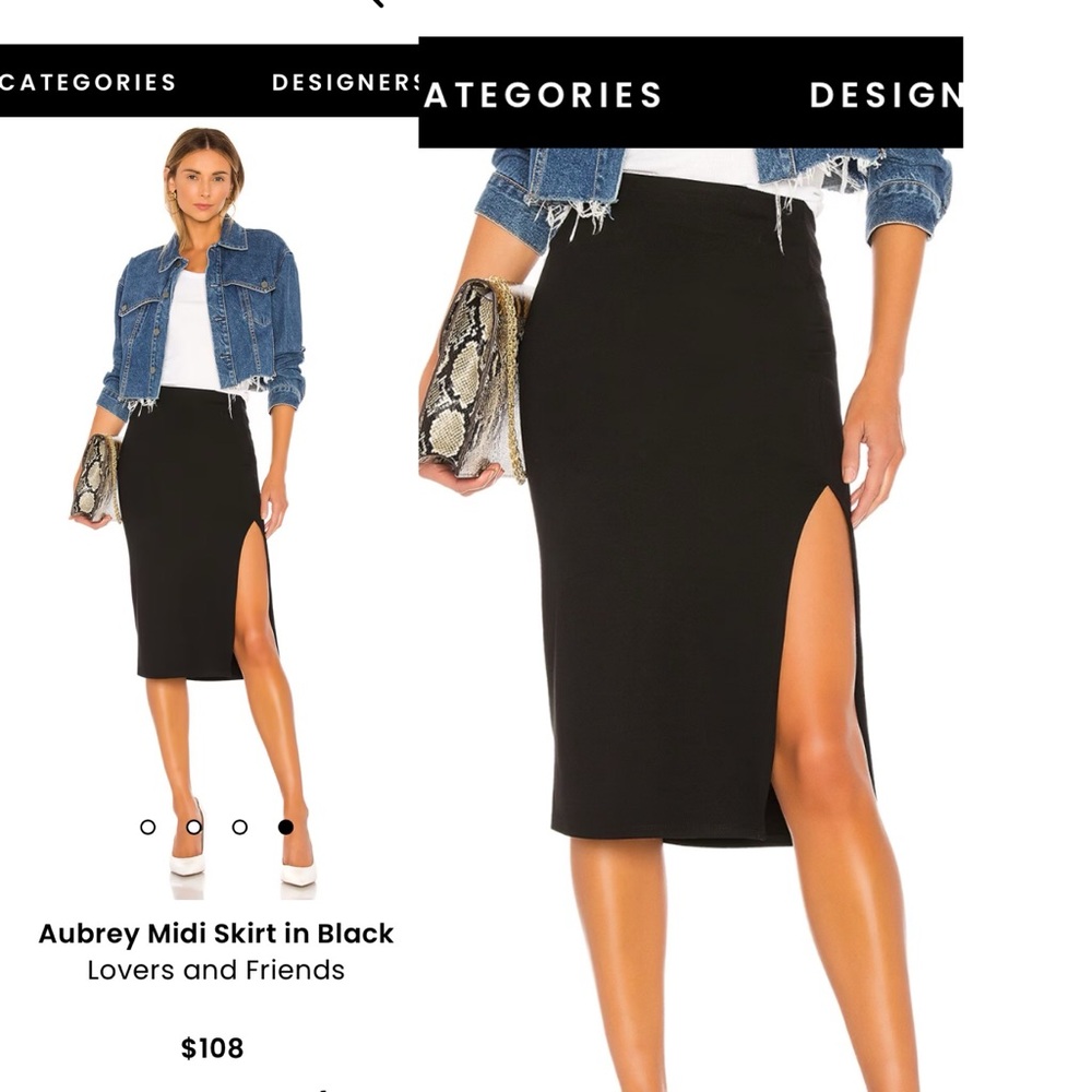 REVOLVE Lovers and Friends MIDI Skirt XL - Picture 2 of 5